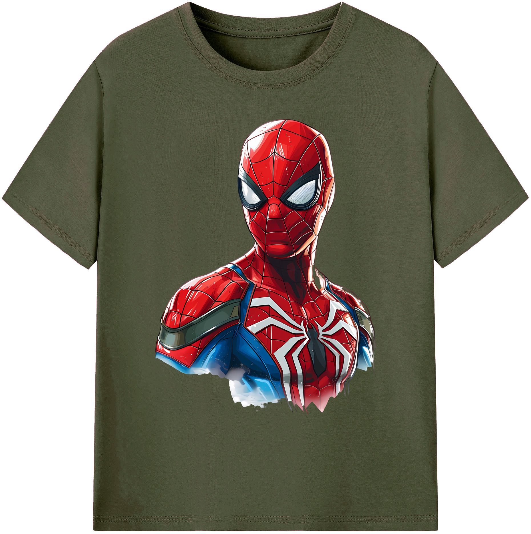 （画像用） Spider Man スパイダーマン 綿100％ メンズ半袖Tシャツ｜肌触りやわらか＆通気性